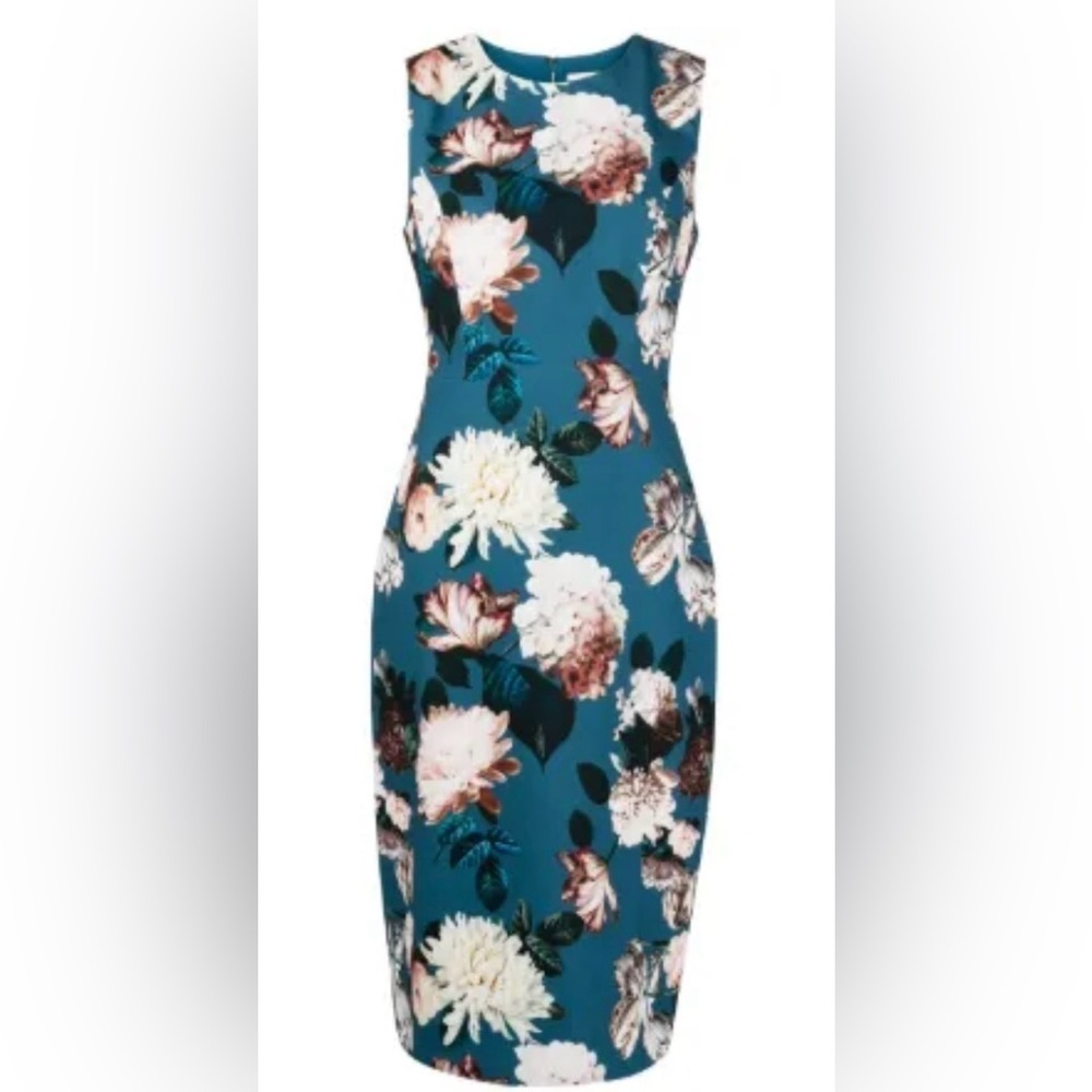 Sachin & Babi Anna Floral Printed Cocktail Dress Womens Size 6 NEW